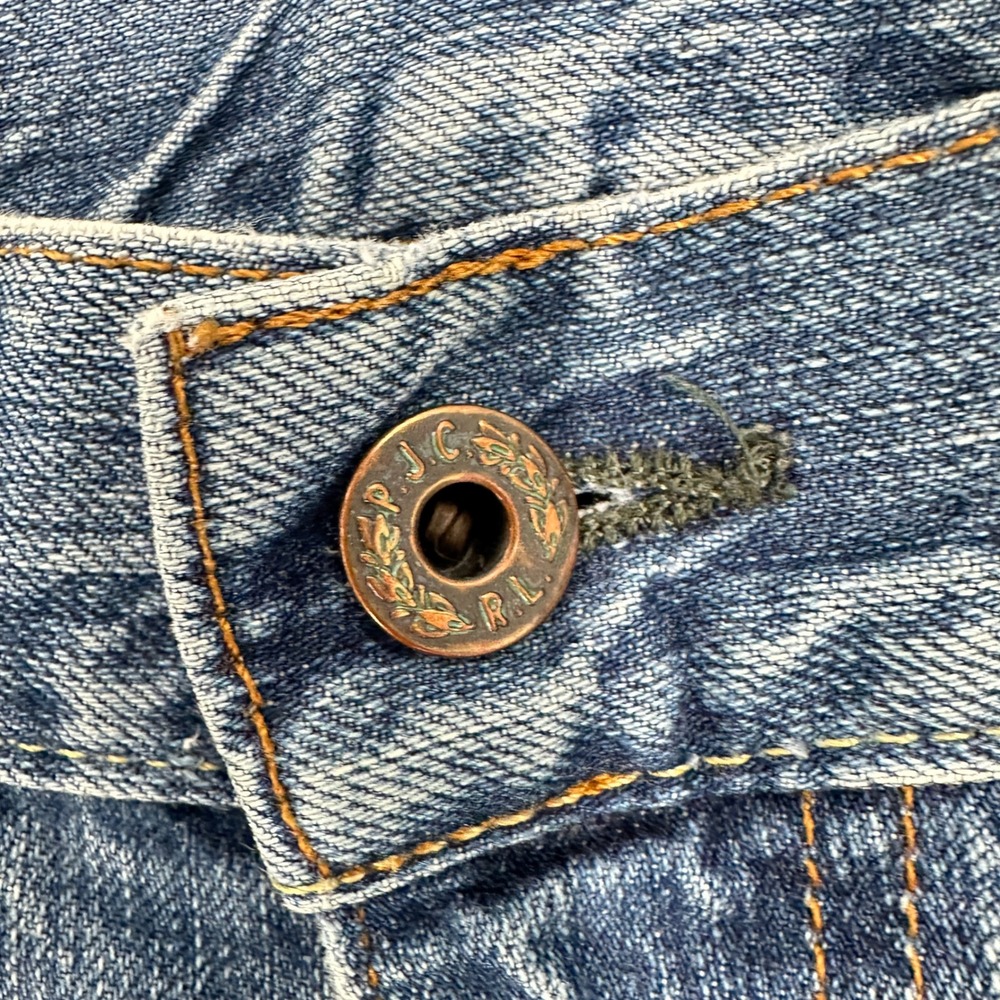 Polo Jeans Company‎ Thompson Loose Fit Mens Blue Denim Jeans 40x30 Skater Pipe - Picture 12 of 14